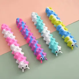 3D Popit Suction Caterpillar Fidget Toy