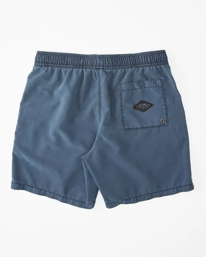 Billabong All Day Overdye Layback Boarshort - Denim Blue