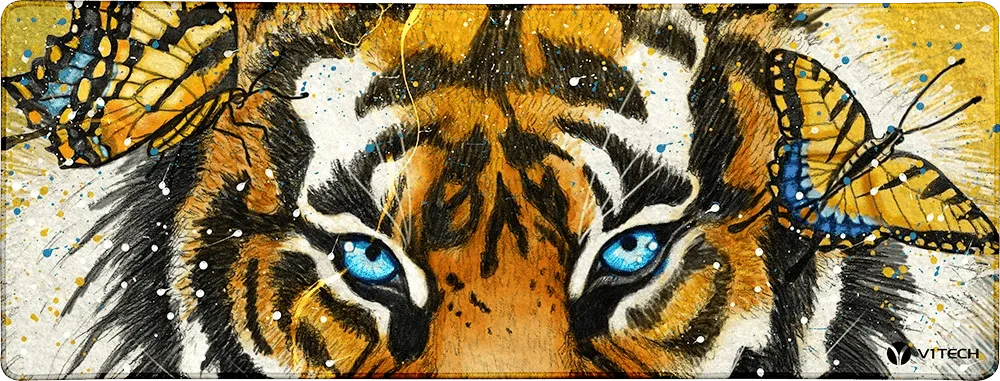 Butterfly Tiger Large Mouse Pad