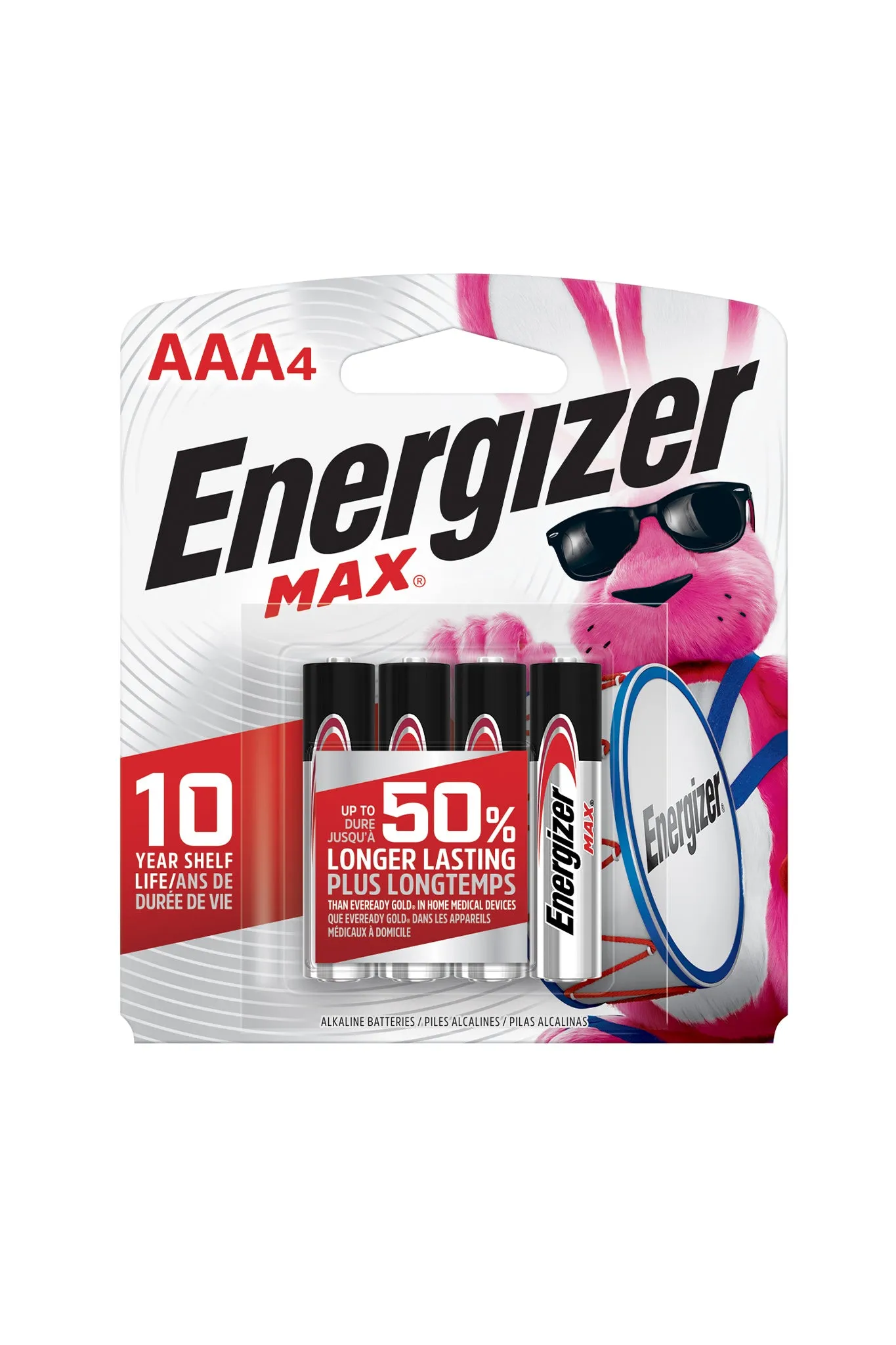 Energizer Max AAA 4 Pc
