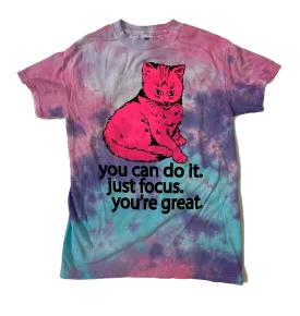 Focus Cat T-shirt - Cotton Candy (Youth)