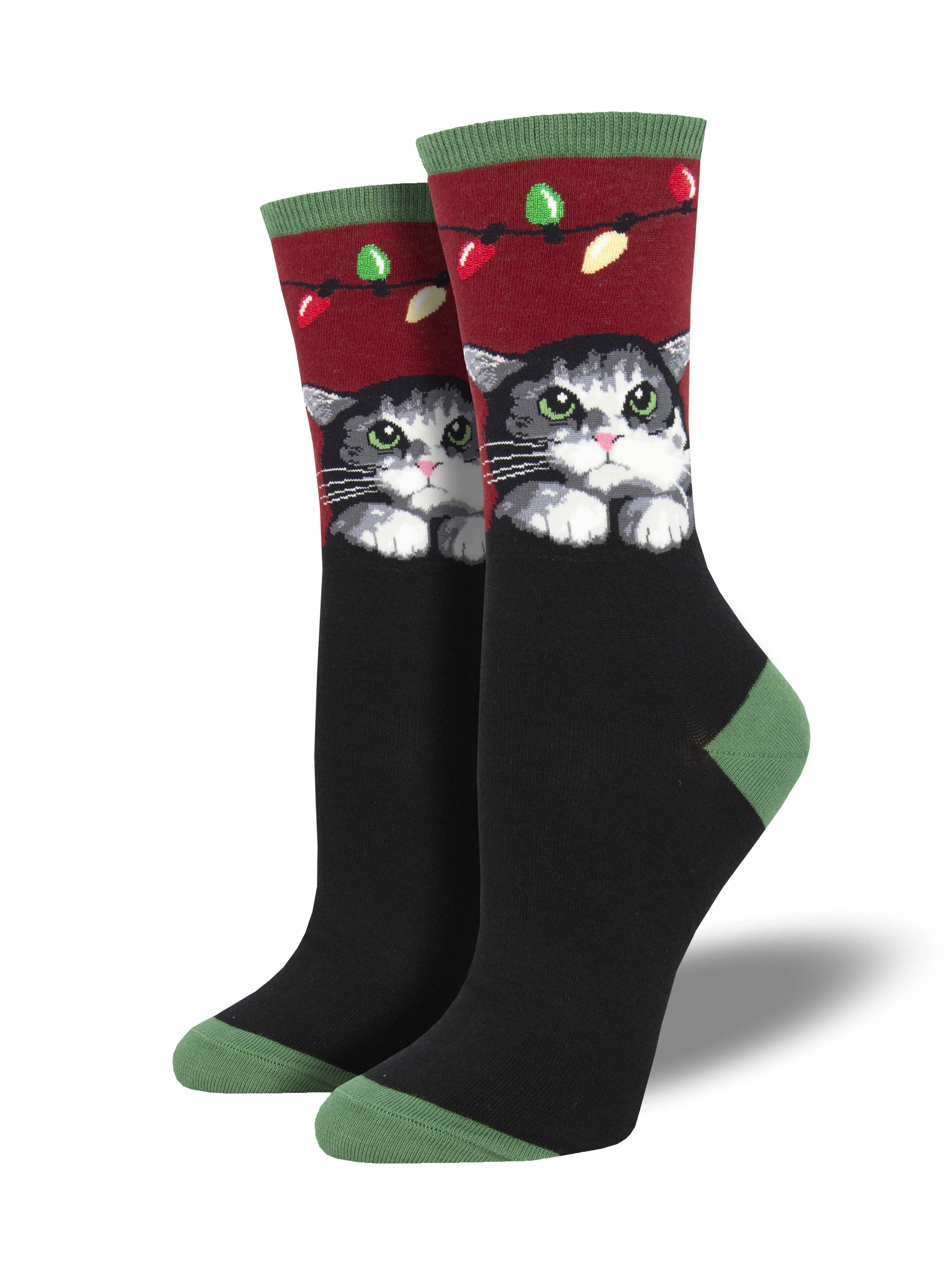 Ladies Purrty Lights Socks