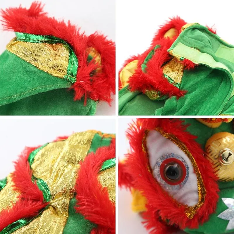 Lion Dance Pet Costume