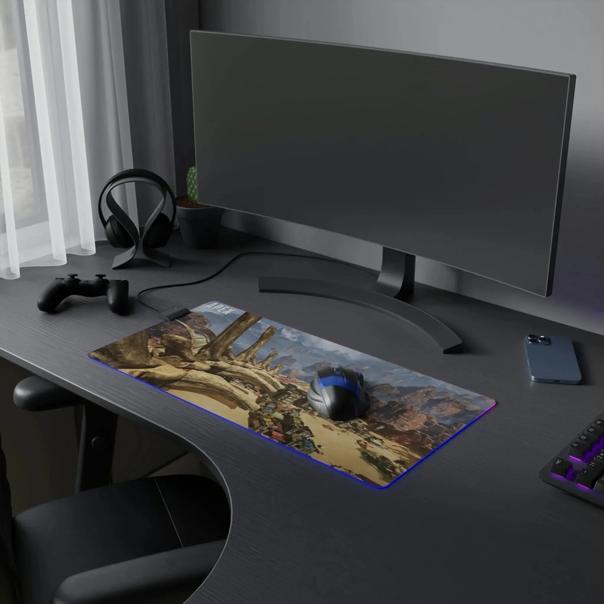 Starlight Stride: LED Mouse Pad for Gamers